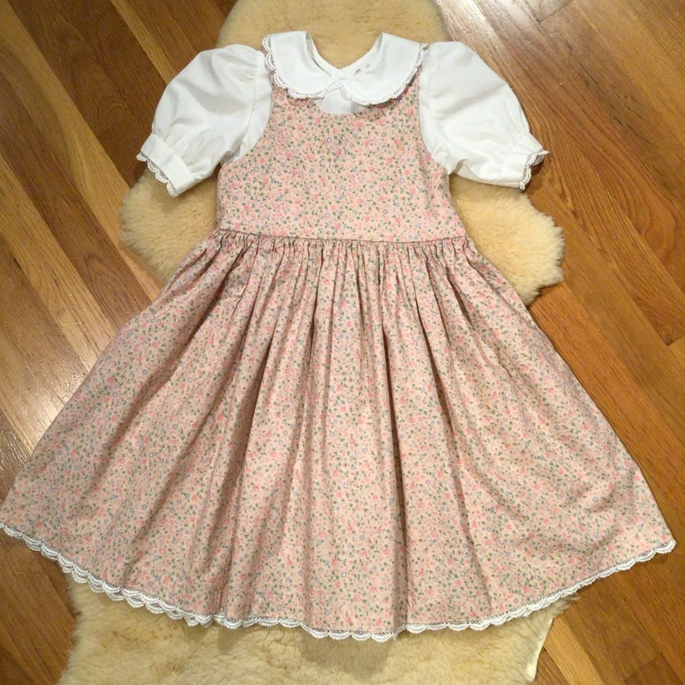 Vintage My Twinn pinafore prairie dress